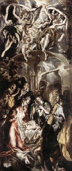 GRECO, El Adoration of the Shepherds France oil painting art
